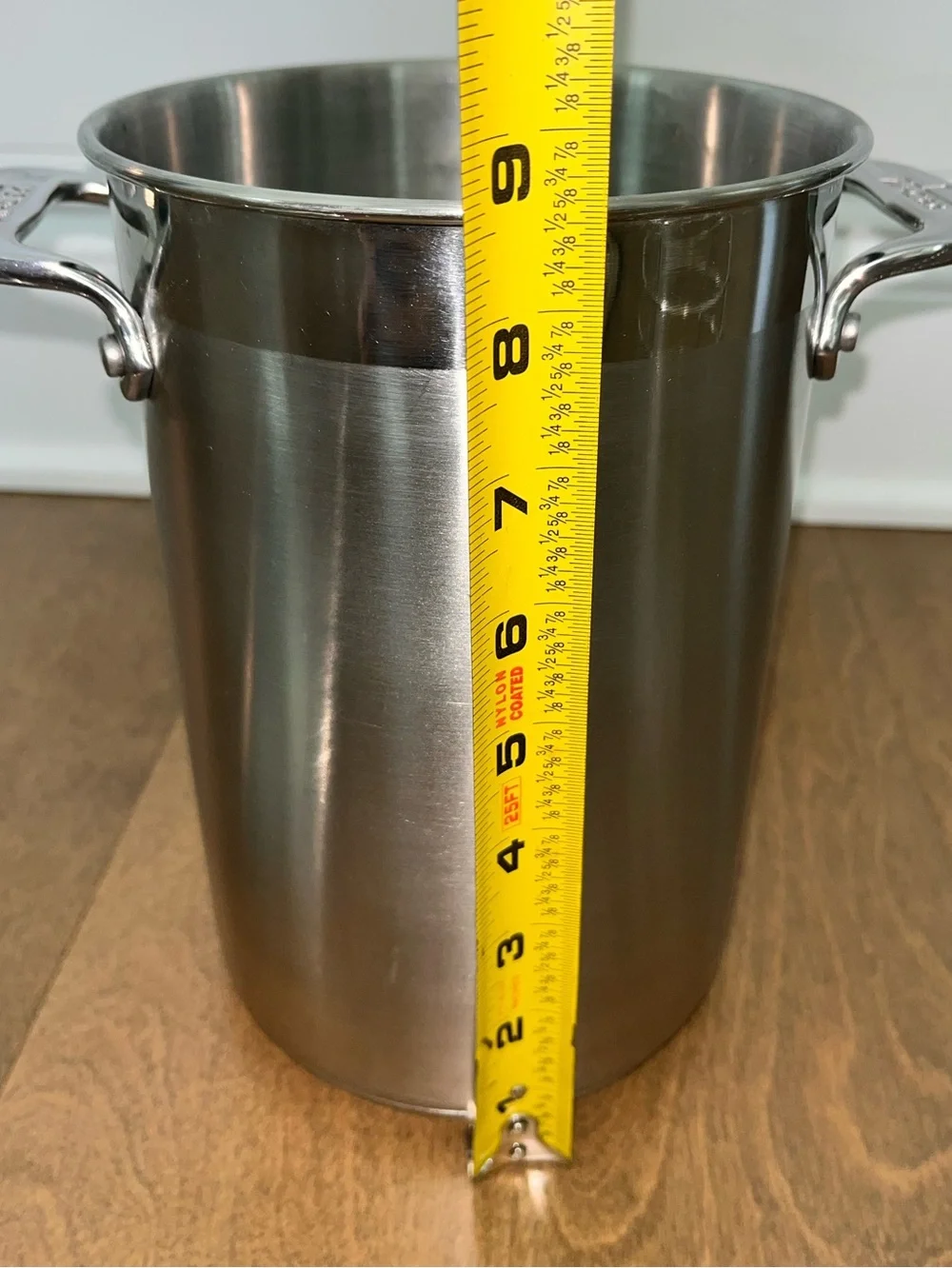 All-Clad Stainless Steel Asparagus Steamer 8.5”x6” Tall Pot w/ Basket & Lid